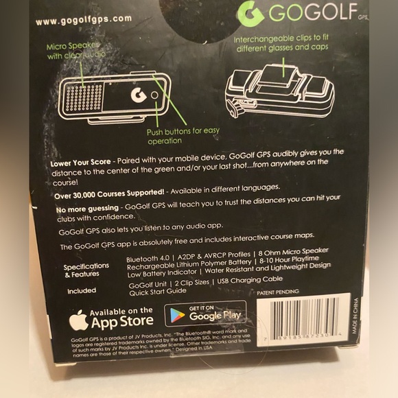 🎄 NWT GOGOLF GPS Sealed - New in Box! Lightweight Help your golf score. - Picture 9 of 13